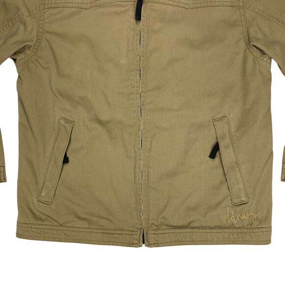 Old Navy Utility Jacket Youth Sz XL Brown Sherpa Lined Smart Casual Winter Coat - Picture 3 of 16